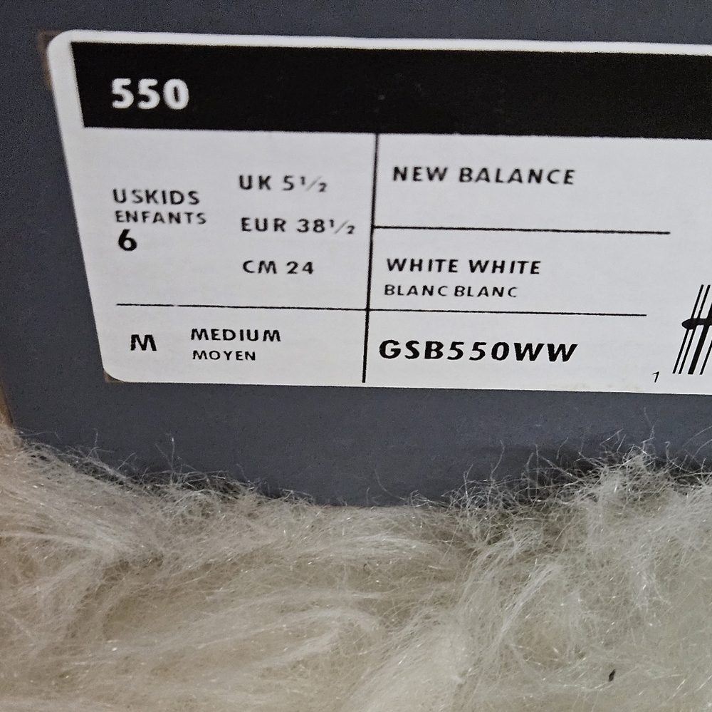 GS NEW BALANCE 550 WHITE - Picture 7 of 8